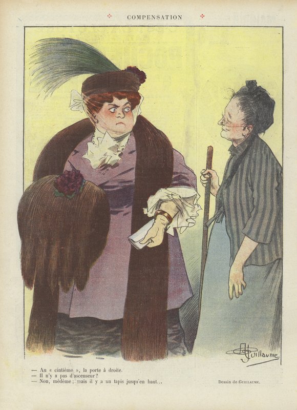 Ilustração para o riso de Albert Guillaume