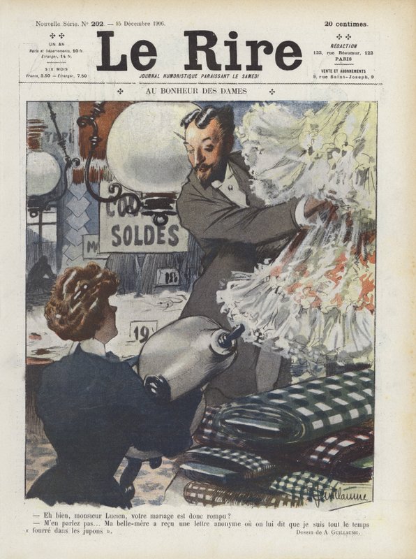 Ilustração para o riso de Albert Guillaume