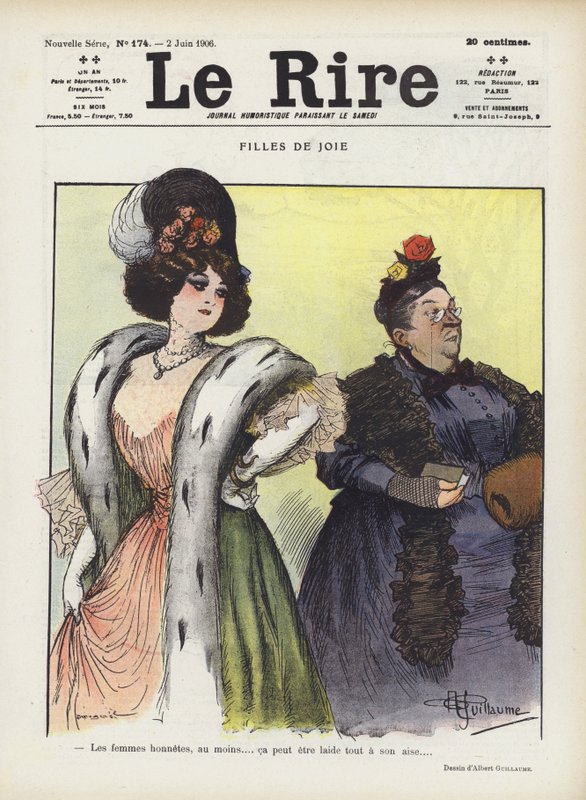 Ilustração para o riso de Albert Guillaume