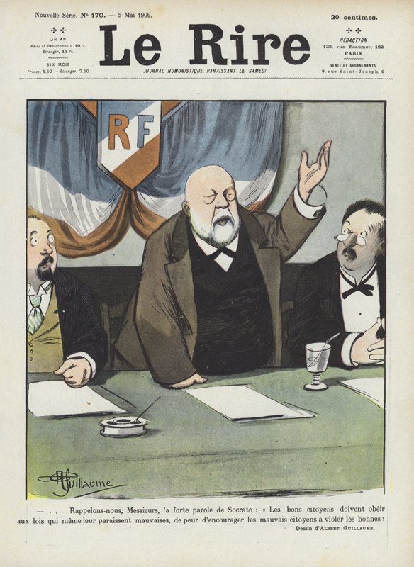 Ilustração para o riso de Albert Guillaume