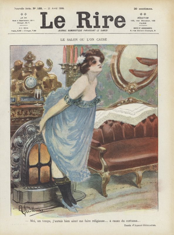 Ilustração para o riso de Albert Guillaume