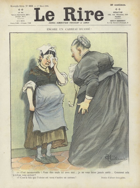 Ilustração para o riso de Albert Guillaume