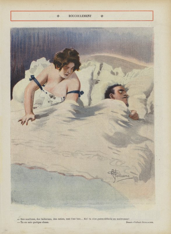 Ilustração para o riso de Albert Guillaume