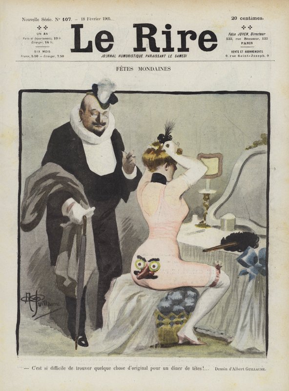 Ilustração para o riso de Albert Guillaume
