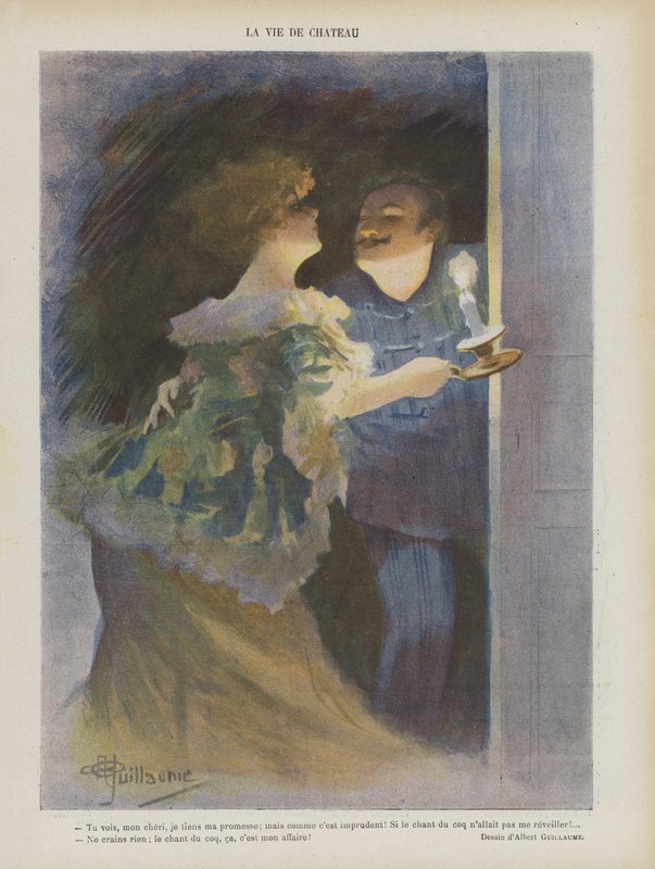 Ilustração para o riso de Albert Guillaume