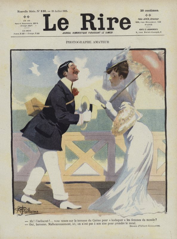 Ilustração para o riso de Albert Guillaume