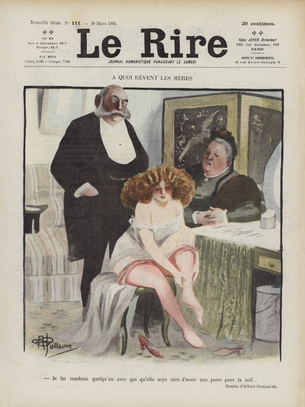 Ilustração para o riso de Albert Guillaume