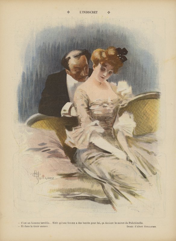 Ilustração para o riso de Albert Guillaume
