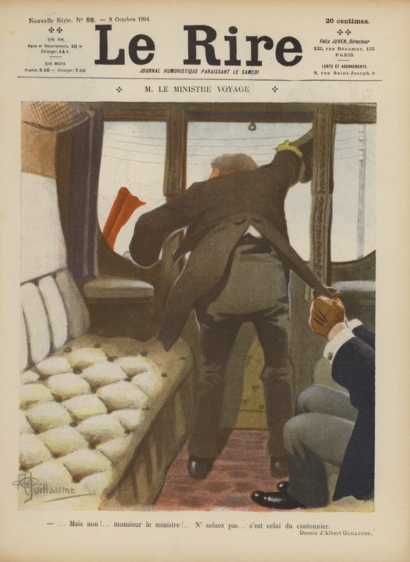 Ilustração para o riso de Albert Guillaume