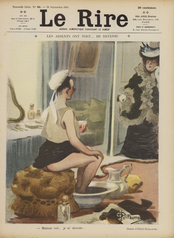 Ilustração para o riso de Albert Guillaume