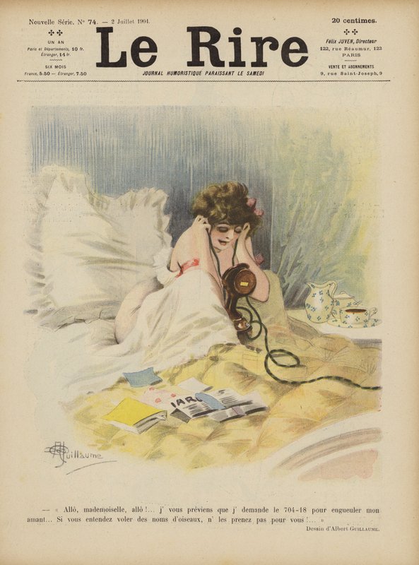 Ilustração para o riso de Albert Guillaume