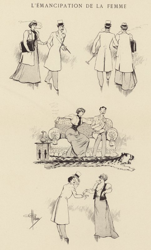 Emancipação da mulher de Albert Guillaume