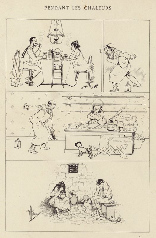 Durante o Chaleur de Albert Guillaume
