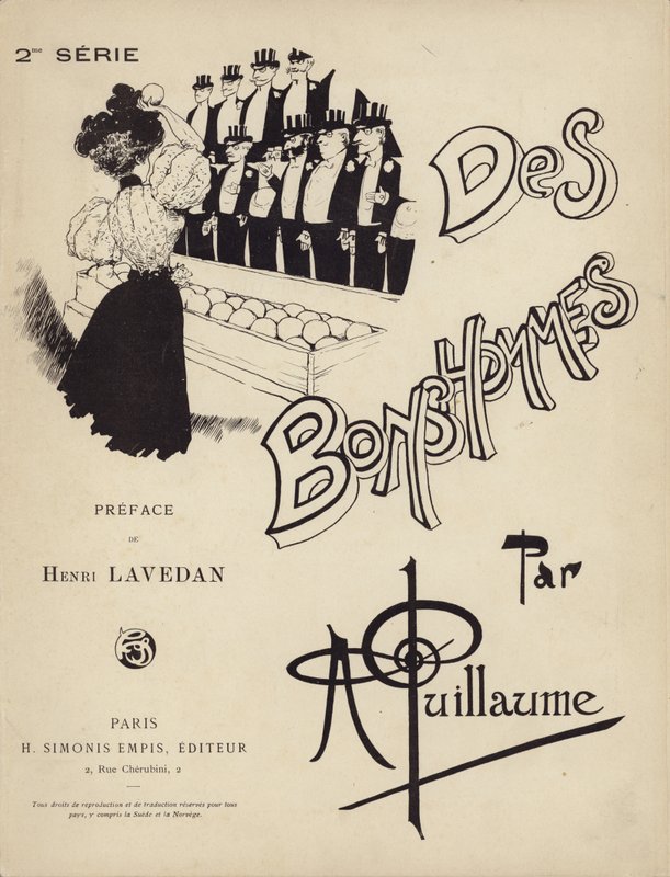 Folha de rosto de Albert Guillaume