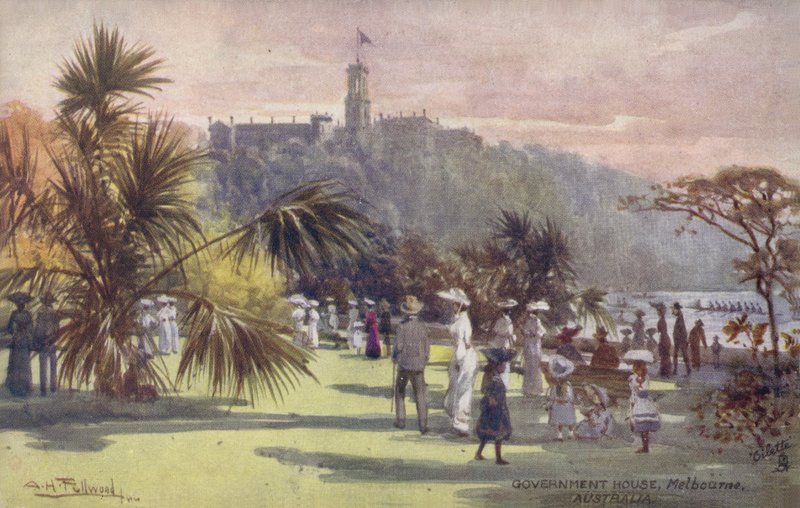 Casa do governo, melbourne, austrália de Albert Henry Fullwood