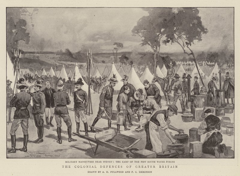 As defesas coloniais da Grã-Bretanha de Albert Henry Fullwood