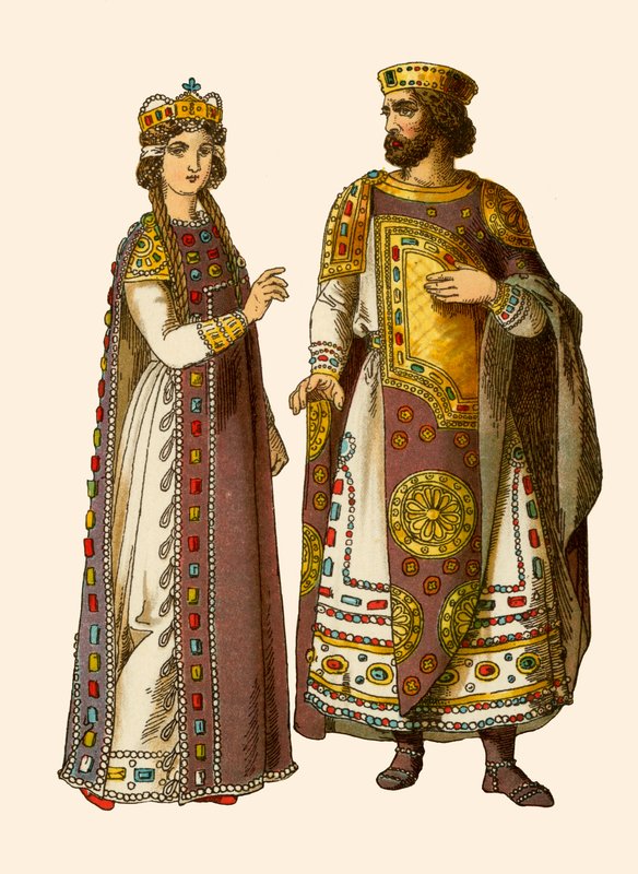 Imperador e Imperatriz Bizantinos de Albert Kretschmer