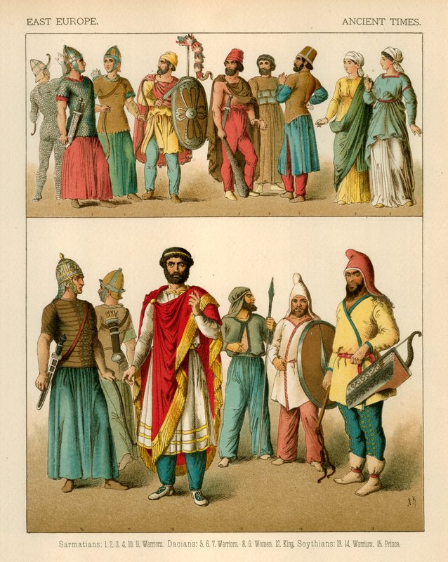 Traje Europeu Oriental de Albert Kretschmer