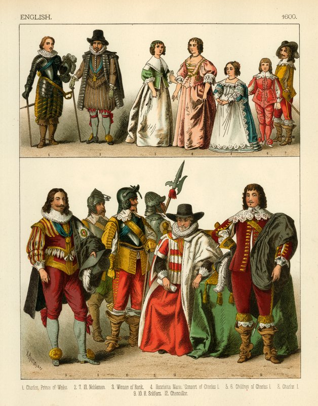Traje Inglês 1600 de Albert Kretschmer