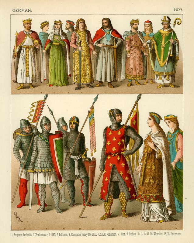 Traje Alemão 1100 de Albert Kretschmer