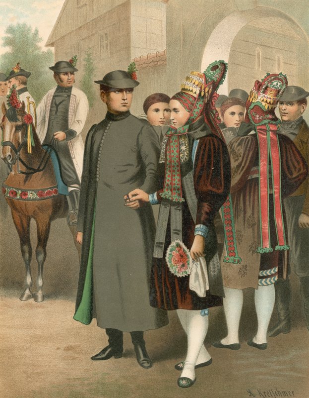 Traje alemão, Altenburg de Albert Kretschmer