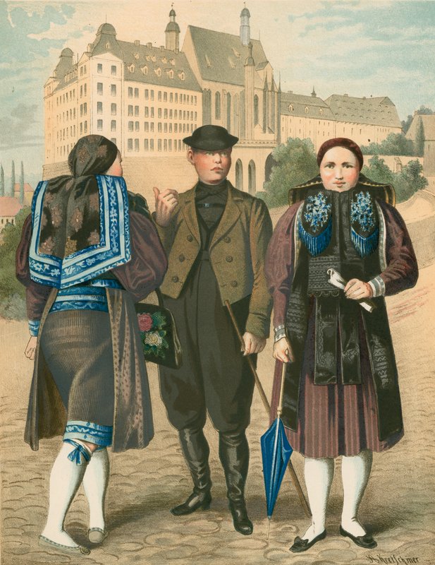 Traje alemão, Altenburg de Albert Kretschmer