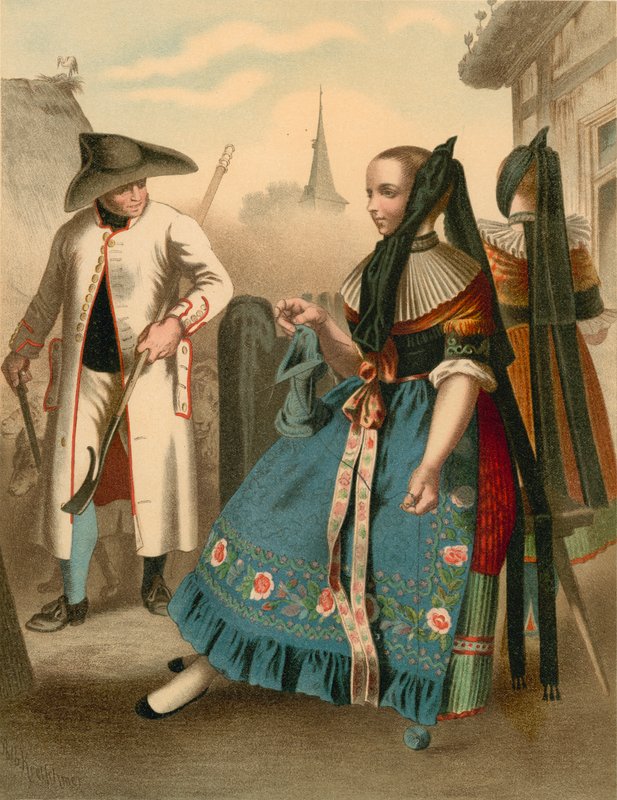 Traje alemão, Braunschweig de Albert Kretschmer
