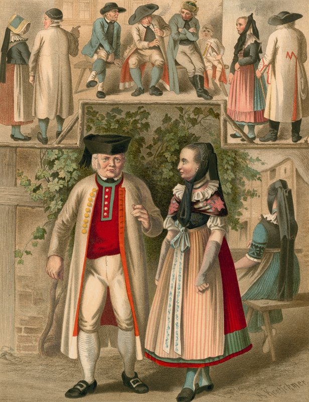 Traje alemão, Braunschweig de Albert Kretschmer