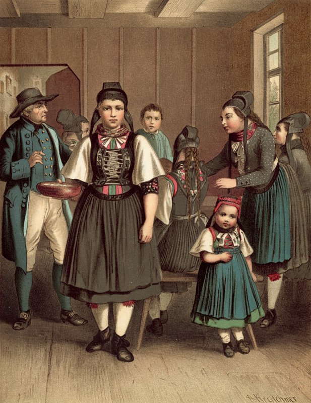 Traje alemão, escritório do Grão-Ducado de Hesse Biedenkopf de Albert Kretschmer