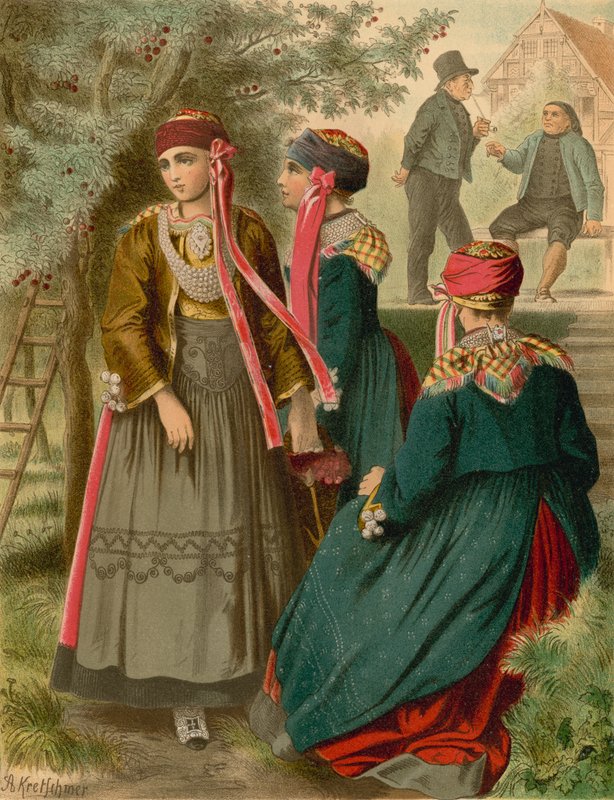 Traje alemão, Hannover, o velho país de Albert Kretschmer