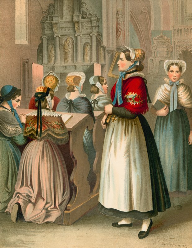 Traje alemão, Hannover, Osnabruck de Albert Kretschmer
