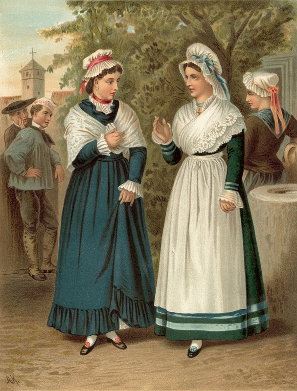 Traje alemão, Lothringen de Albert Kretschmer