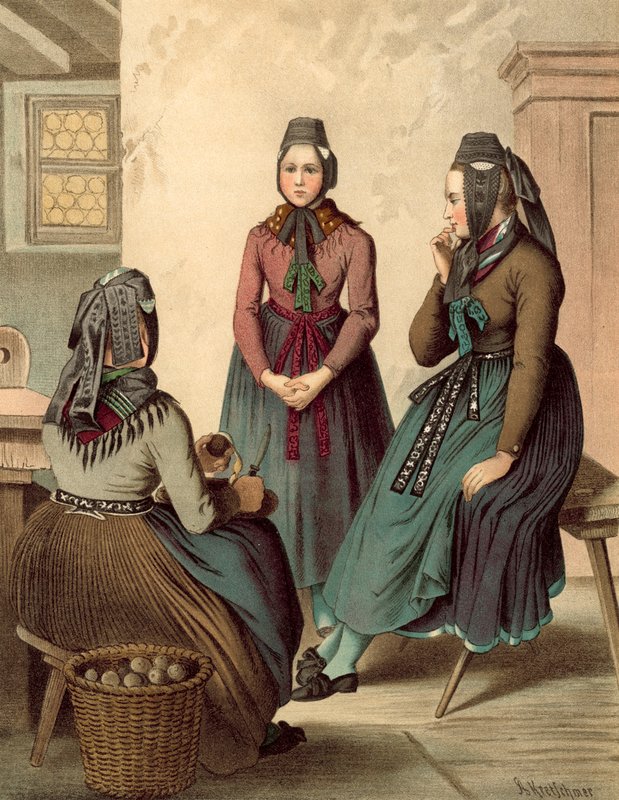 Traje alemão, Preussen (Rheinprovinz) Wetzlar de Albert Kretschmer
