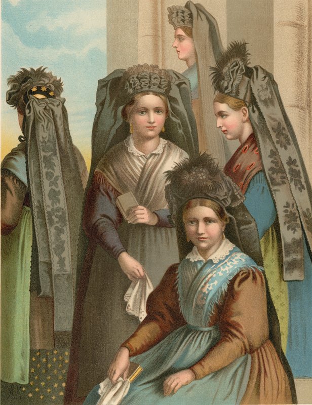 Traje alemão, Thuringen de Albert Kretschmer