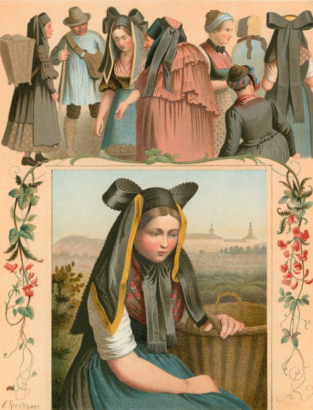 Traje alemão, Thuringen de Albert Kretschmer