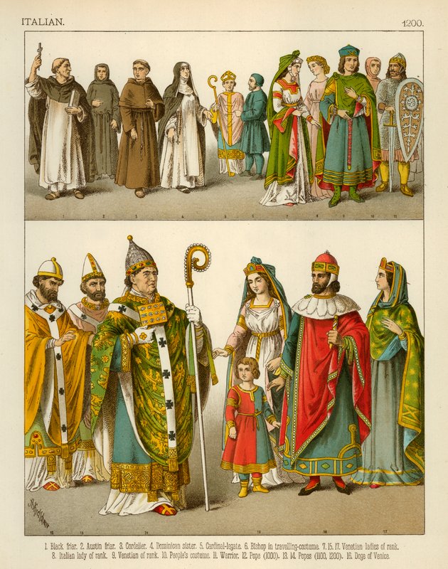 Traje Italiano 1200 de Albert Kretschmer