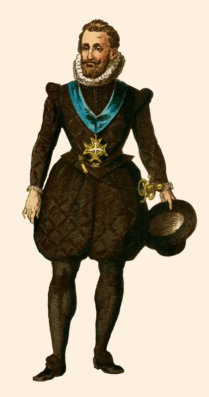 Rei Henrique IV da França, c 1600 de Albert Kretschmer