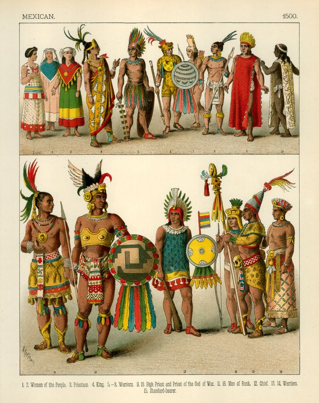 Traje mexicano 1500 de Albert Kretschmer