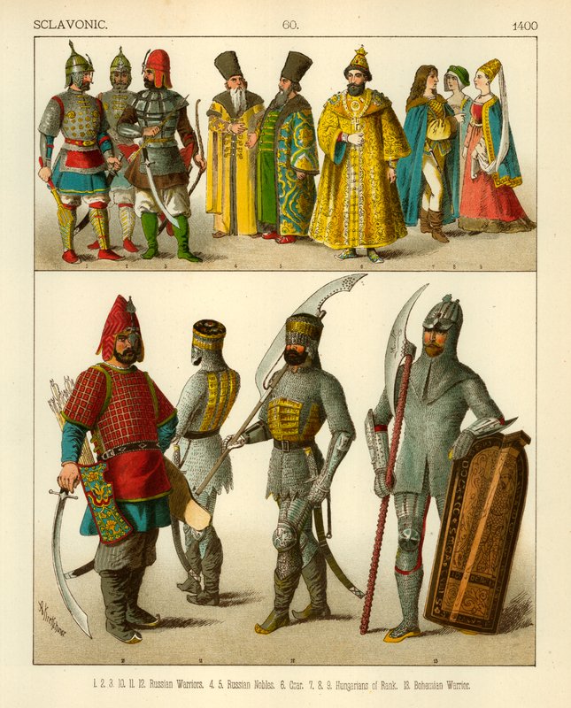 traje Sclavonic 1400 de Albert Kretschmer
