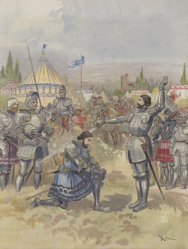 Bayard armando François eu cavaleiro de Albert Robida