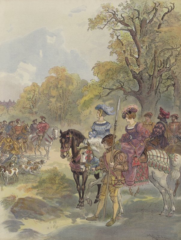 Caça Real de Albert Robida