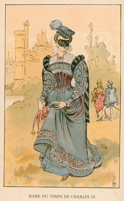 Senhora do tempo de Charles IX de Albert Robida