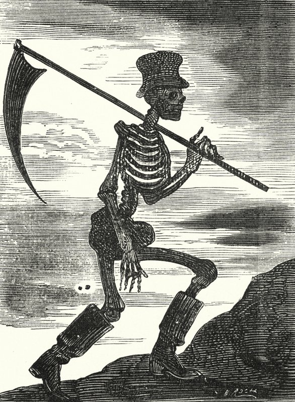 Morte (gravura) de Albert Robida