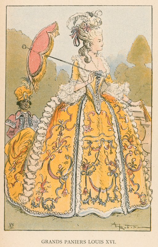 Grandes cestas de Louis XVI de Albert Robida