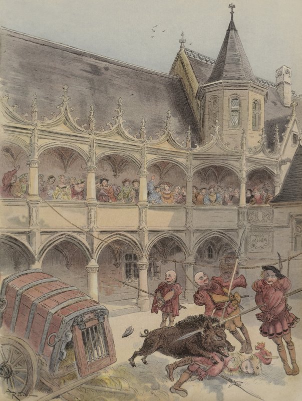 O javali dAmboise de Albert Robida
