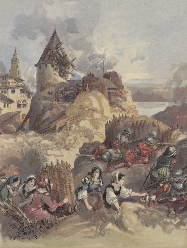 Mulheres na sede de Marselha de Albert Robida