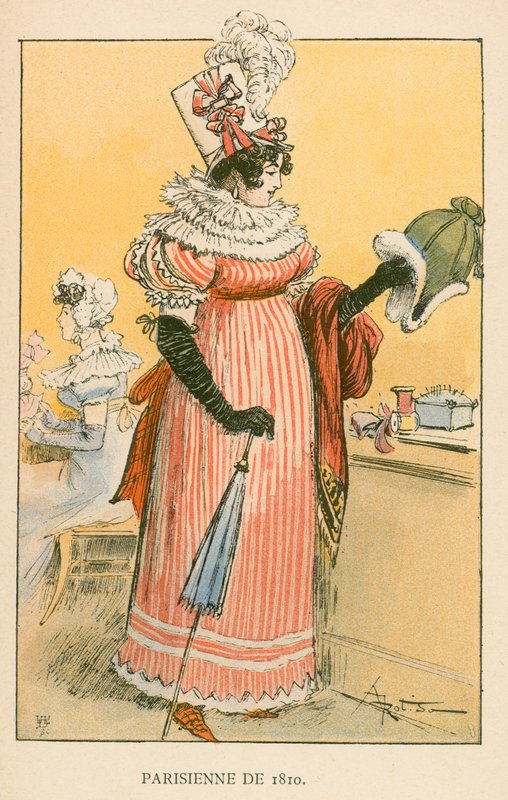 Parisiense de 1810 de Albert Robida