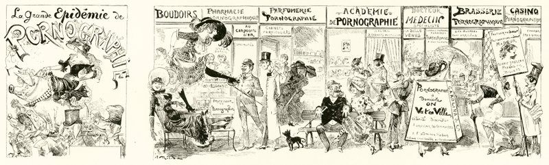 A grande epidemia de pornografia de Albert Robida