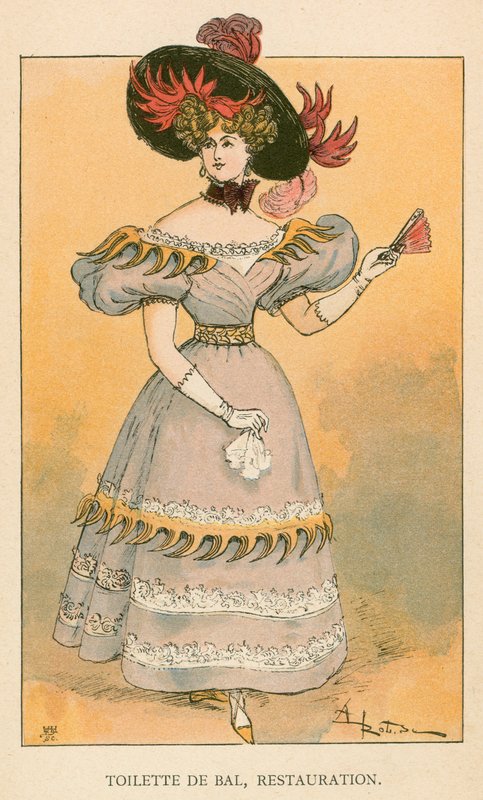 Salão de festas, restauração de Albert Robida