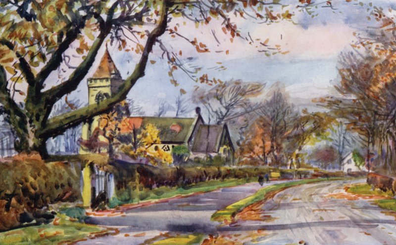 Grimsargh (cor litho) de Albert Woods